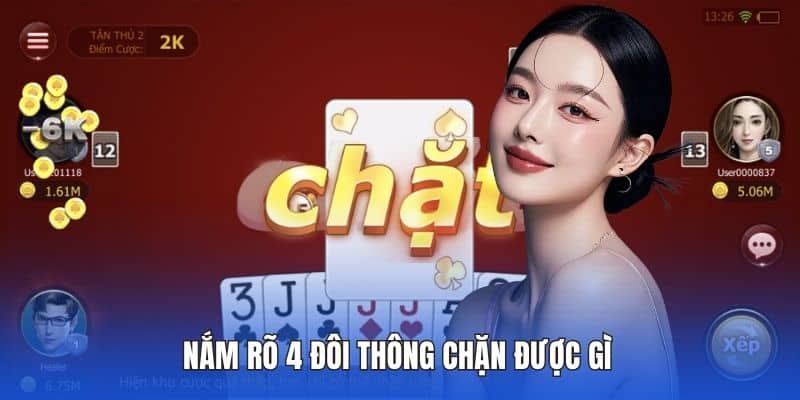 4 Đôi Thông Chặn Được Gì? Giải Đáp Chi Tiết Tại DA88 3 Nắm rõ 4 đôi thông chặn được gì